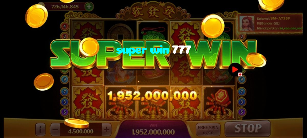 available types of super win 777 bet including pre-match live express and system bets