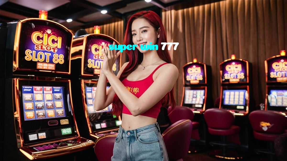 super win 777 casino presented on mobile device in Pakistan with slots and live games